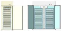 Шкаф для заморозки полуфабрикатов ШХН-1,2 с 2 стеллажами, нерж.