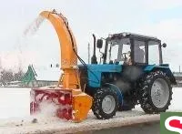 Снегоочиститель шнекороторный ШРК-2.0-01 на трактор МТЗ