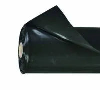 Пленка ПВХ Ergis 0,5мм, рулон 8*30м, цена за м2, цвет черный