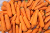 Свежая мытая морковь
