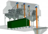 Зерноочистительный агрегат ЗАВ-40, 40 т/час